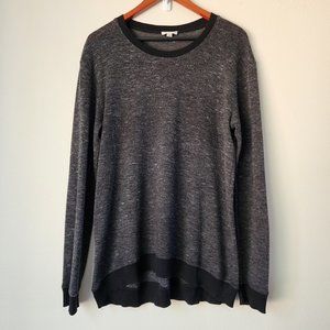 Wilfred Aritzia, Women Long Sleeve Top, Size M, Black Medium Sheer, Casual.